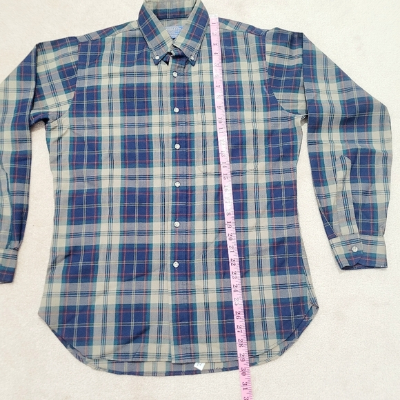 Vintage Pendleton Plaid Flannel Shirt 100% Virgin Wool *Made In USA* mens Size M - Picture 12 of 14